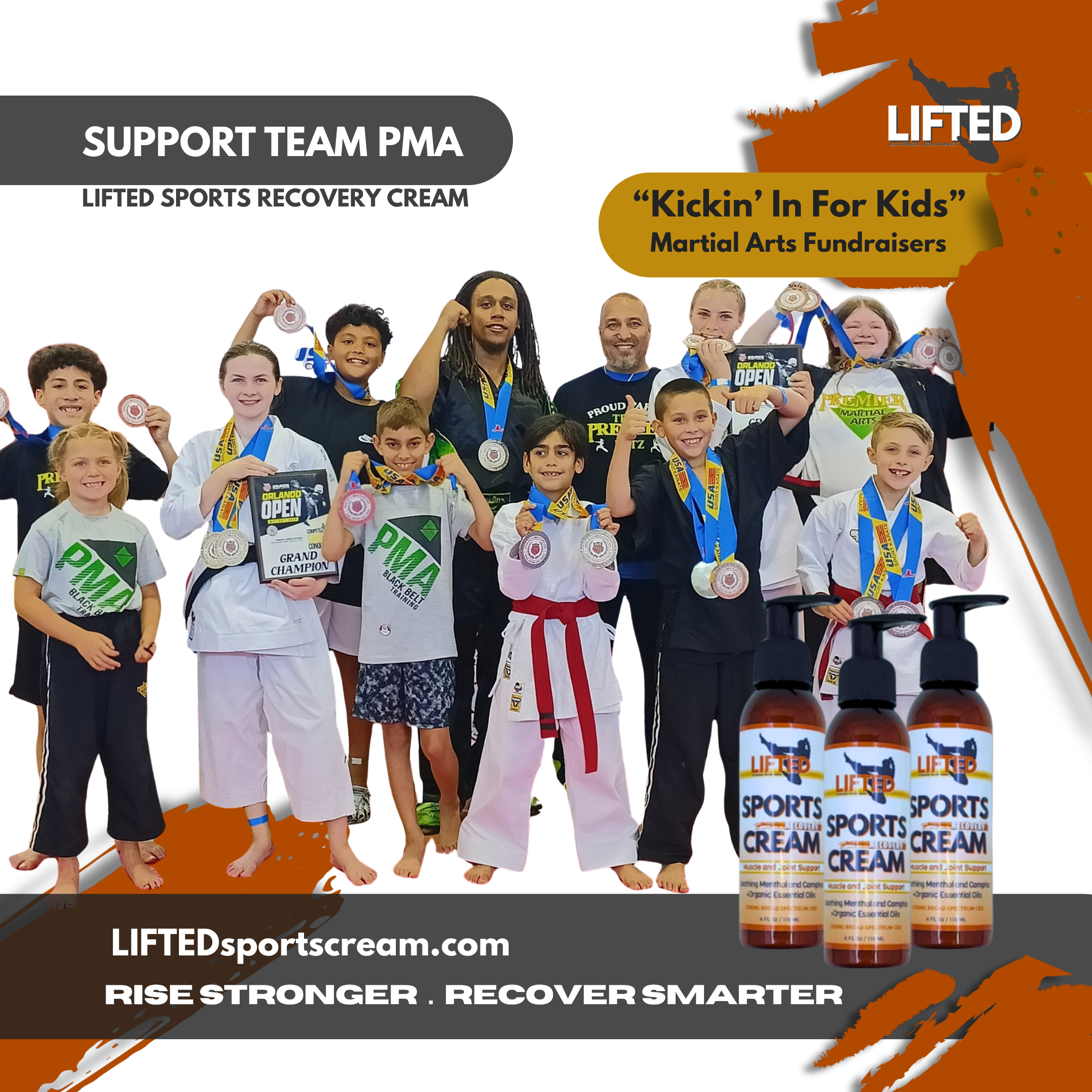 Team PMA Fundraiser @LIFTEDSPORTSRECOVERYCREAM